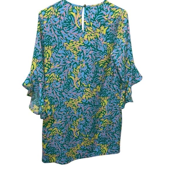 Mud Pie Pink, Yellow, Green & Blue Dress - Size Small - Picture 2 of 9